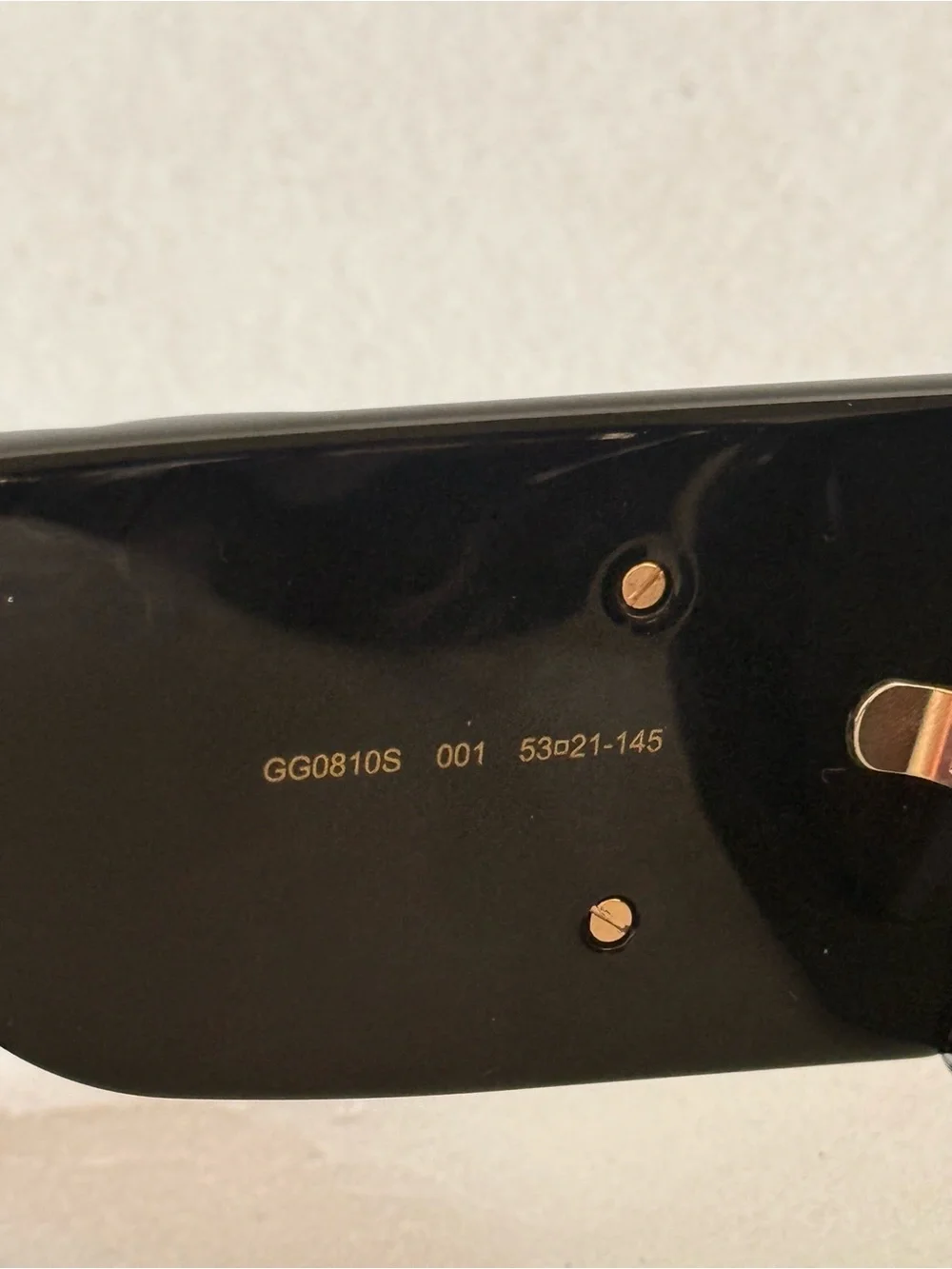 Gucci Women’s black Gradient Shield Sunglasses